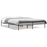  Okvir kreveta boja hrasta 135x190cm konstruirano drvo i metal | Eponuda.ba