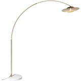 QAZQA Moderne booglamp wit oosterse kap met bamboe 50 cm - XXL Rina Cene