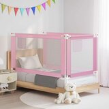  Sigurnosna ograda za dječji krevet ružičasta 150x25 cm tkanina | shoptok.hr
