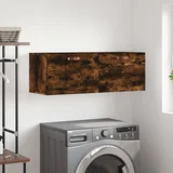 Stenska omarica dimljeni hrast 100x36,5x35 cm inženirski les