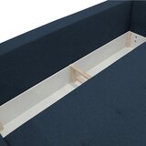 MID.YOU ZOFA S POSTELJNO FUNKCIJO, modra tekstil | Shoptok.si