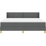  Krevet s opruga kutije Tamno siva 200 x 180 cm tkanina | shoptok.hr