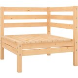 Maison Chic Vrtni kotni kavč - Zunanji kavč trdna borovina, (22040779) | Shoptok.si