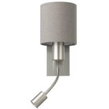 Eglo Pasteri zidna/2, e27, led 3,5w, nikl-mat, siva | shoptok.hr