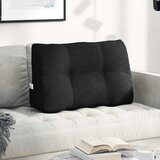  Jastuk za leđa Crna 80 x 24 x 50 cm tkanina | shoptok.hr
