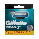 Gillette Mach3 nadomestne britvice 12 ks za moške Cene