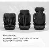 Kikka Boo i-Flow i-Size auto sedište za decu 76-150cm Black | Eponuda.com
