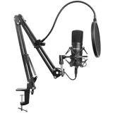 Streamer USB mikrofon kit, crna