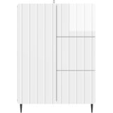  Kreveta s ladicama Bijela visokog sjaja 66 x 34,5 x 91,5 cm | shoptok.hr