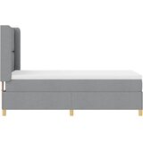  Krevet s opruga kutije Svijetlo siva 90 x 190 cm tkanina | shoptok.hr