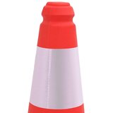  Reflektirajući prometni čunjevi s teškim bazama 10 kom 50 cm | shoptok.hr