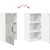 vidaXL Stenska kuhinjska omarica z vrati Betonsko siva 40 x 31 x 80 cm | Shoptok.si