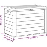  Vrtna kutija za pohranu antracit 78 x 44 x 55 cm | shoptok.hr