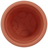  Okrugla saksija za cveće 6 pcs Crvena cigla Ø 22 x 18 cm | shoptok.hr