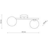  plafonsko svetlo elyon 5xG9/40W/230V crna/bela | Eponuda.com