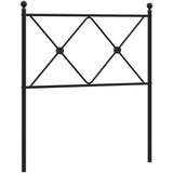  Metalno uzglavlje crno 80 cm | shoptok.hr