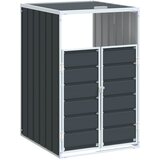  Spremište za jednu kantu za otpad antracit 72x81x115 cm čelično | shoptok.hr