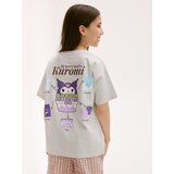 Reserved Majica kratkih rukava Kuromi - svijetlo siva | shoptok.hr