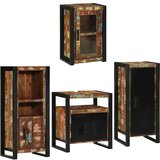 vidaXL Set namještaja za kupaonicu Zidne 4 pcs Čvrsto reciklirano drvo | shoptok.hr