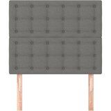  Uzglavlje tamno sivo 100x5x118/128 cm tkanina | shoptok.hr