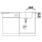 Blanco sudoper ANDANO XL 6 S-IF InFino INOX 18/10, BAZEN LIJEVO, pribor 18/10, s dalj. upr. | shoptok.hr
