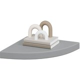  Plutajuća kutna polica siva 35 x 35 x 3,8 cm MDF | Eponuda.ba