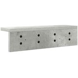  Vješalica za kapute na zidu Betonski sivi 40 x 10,5 x 10,5 cm | shoptok.hr