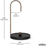 Umbra Črno leseno stojalo za papirnate brisače ø 17 cm Bellwood – | Shoptok.si