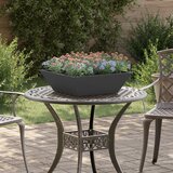vidaXL Kovinski Stalnik Črn Kovina 50 x 50 x 15 cm Dekorativni Vložki | Shoptok.si