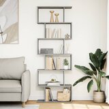 Pregrada regal za knjige 6 razina sonoma 70x24x193 cm drveni | shoptok.hr