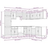  14-dijelni set kuhinjskih ormarića Lucca konstruiranog drva | shoptok.hr