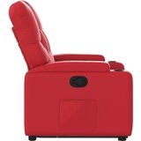vidaXL Naslonjač na podizanje od umjetne kože crveni | shoptok.hr