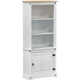  Highboard Bijelo 74 x 38 x 170 cm Čvrsto borovo drvo | Eponuda.ba