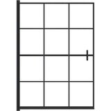 Pregrada za tuš ESG 100 x 140 cm crna | shoptok.hr