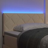  LED glava kreveta Krema 90 cm tkanina | shoptok.hr