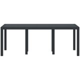  Stol za vrt Antracit 200 x 100 x 73 cm poliratan | shoptok.hr