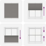 vidaXL Plisirana žaluzija Antracit 120x100 cm Širina tkanine 119,4 cm | Shoptok.si