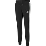 Puma Športne hlače črna / bela | Shoptok.si