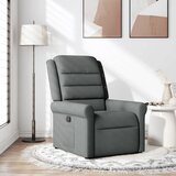 vidaXL Naslanjač iz temno sivega blaga | Shoptok.si