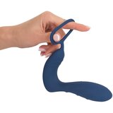 You2Toys Prostate Plug - radio analni vibrator s prstenom za penis (plavi) | shoptok.hr
