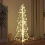  Božićno drvce s 100 LED svjetlima Topla bijela 120 cm Akril | Eponuda.com