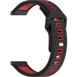 INF Silikonski nadomestni pašček za Garmin vivoactive 6 Black+Red, (22148702) | Shoptok.si