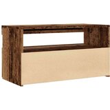 vidaXL TV ormarić s LED svjetlima staro drvo 75x35x40 cm | shoptok.hr