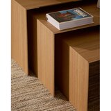 Kave Home Pomoćni stolići u setu 3 kom u dekoru hrasta 40x60 cm Litto – | shoptok.hr