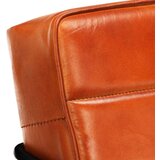  Fotelja od prave kože svjetlosmeđa | shoptok.hr