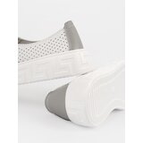 Sergio Leone White openwork lace-up sneakers by | Shoptok.si