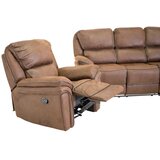 Venture Home fotelja s recliner funkcijom Saranda, smeđa Slike