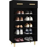 Ormarić za cipele crni 60 x 35 x 105 cm od konstruiranog drva | shoptok.hr
