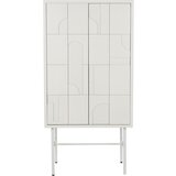 White Label Svetlo siva omarica 70x140x40 cm Funk – | Shoptok.si