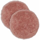  Presvlaka za jastuk 2 pcs HEERLEN Ružičasta Ø 50 cm PV flis | shoptok.hr